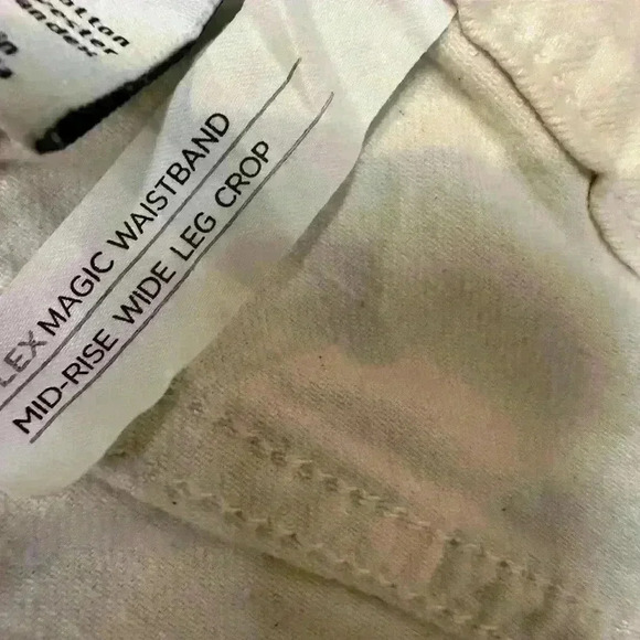 Lane Bryant Cream Ankle Cropped Jeans - Picture 6 of 9